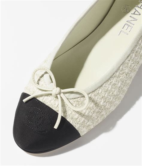 chanel flats tweed|chanel ballet flats size 42.